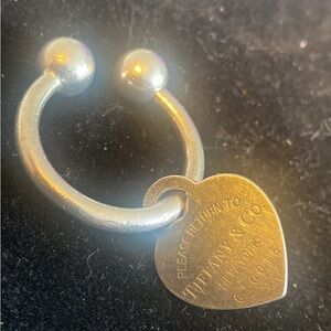 Vintage Tiffany & Co. Sterling Silver Horseshoe Keyring Keychain